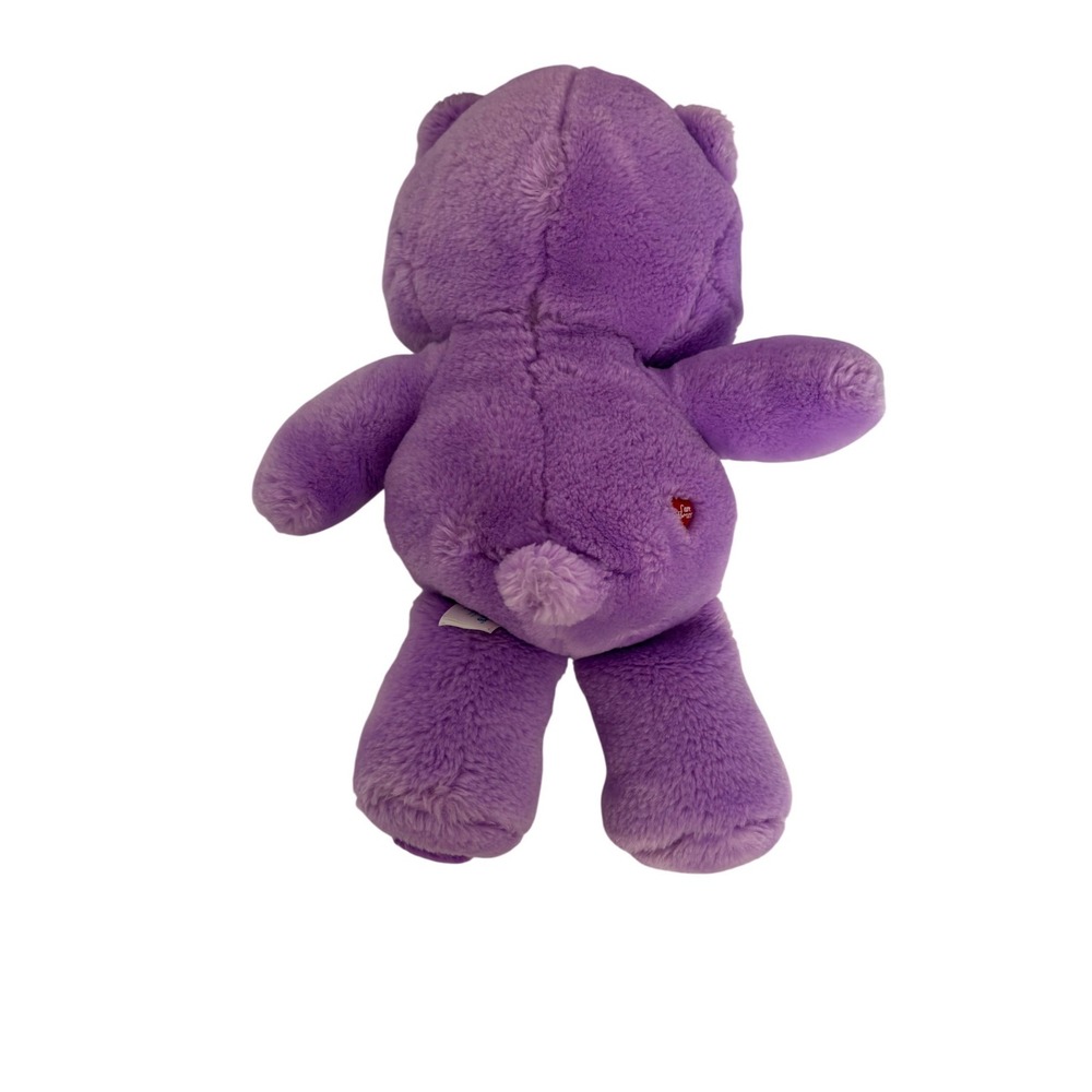 Vintage Care Bears Share Bear Purple Plush 2002 Lollipop 13inch Stuffed Toy Y2K - Picture 4 of 11